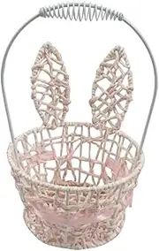 POPETPOP Wedding Flower Basket Portable Handheld Storage Container for Floral Arrangements Creative Design for Weddings Anniversaries and Parties Lightweight Woven Basket for Easy Carrying
