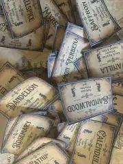 vintage apothecary labels