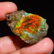 Ethiopian Opal Rough 100% Natural Gemstone Raw 33 Ct. 28x18x11 mm AQ-555