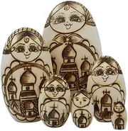 Nesting Dolls Stacking Dolls Russian Dolls Matryoshka Russian Doll 6 Pieces Wooden Nesting Dolls Toys Home Decor Handmade Crafts Gift Matryoshka Dolls Russian Nesting Dolls
