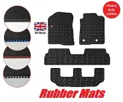 Toyota Corolla Verso 2004 to 2009 Tailored Car 3mm Rubber Mats & Edgings