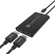 SoNNeT DisplayLink USB-C Dual HDMI Adapter 4K 60Hz for M1/M2/M3 Thunderbolt Macs