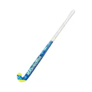 Kookaburra Fury Wooden Field Hockey Stick 34'' Long Low-Bow Green/Black/White