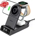 4-in-1 Magnetic Wireless Charger Foldable Stand for iPhone & Apple Watch