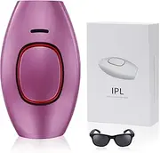 Playexen IPL Laser Hair Removal, Laser Hair Removal Device for Women Man, Painless Full Body & Face Hair Removal at Home (Pink)