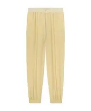 Jil Sander High Waist Drawstring Track Pants DE36 Nude