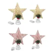 Christmas Star Tree Topper with LED Lights Xmas Festival Home Decorations