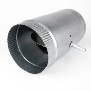 iO HVAC Controls BH-06 6" Round Horizontal Barometric Bypass Damper