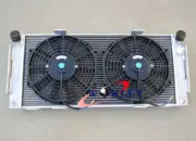 Aluminum Radiator & fans for Ford GT40 V8 1964-1969 1965 1966 1967 1968 64 65