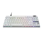 Logitech G PRO X TKL RAPID Gaming Keyboard (Magnetic Switches) (White)