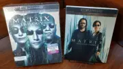Matrix Trilogy + Resurrections (4K+Blu-ray) Slipcover-Box Shipping!