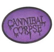CANNIBAL CORPSE Embroidered Patch Iron on Sew Badge Death Metal Heavy rock band