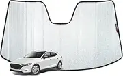 Genuine SNAPSHADES Front Windscreen Sun Shade for Mazda 3 Hatchback/Sedan 4th Gen (BP; 2019-Present)