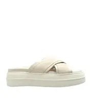 platform slippers 39,40,41 cream
