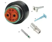 Deutsch HDP26-18-6SN Connector Kit