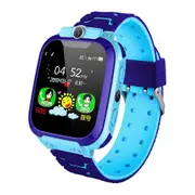 Kids Intelligent Phone Watch with SIM Card Slot 1.44 inch Touching Screen Children Smartwatch with blue