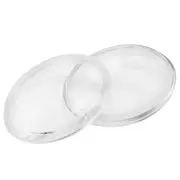 2Pcs/Set Diameter 90mm Fog Lamps Lights Tempered Glass Anti-Fog Glass
