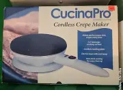 CucinaPro Cordless Crepe Maker New