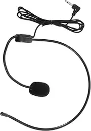 TOGEVAL Microphone Headset for Teachers Wired Ear Microphone for Lectures and Tours Sound Quality Compatible with Devices