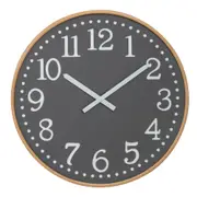 Amalfi Thomas Wall Clock - Light Grey/Natural