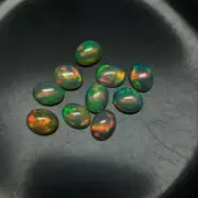 Natural Yellow Opal AAA Quality 8x6mm Oval Cabochon Cut Jewellery Loose Gemstone