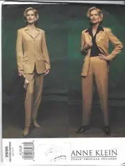 Vogue Sewing Pattern 2696, Anne Klein Jacket and Pants, Size 14 - 18, Uncut