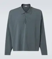 [The Row] The Row Bryson cotton polo shirt AU 93 grey