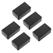 5 Pcs Water Proof Case Electronic Project Box Box Electronics Small Plastic Box Electronics Enclosure Junction Box Black