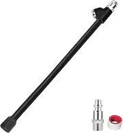 GODESON Air Chuck,12" Extended Reach Air Chucks for Tires，Heavy Duty Dual Head Air Chuck for Semi Tire Inflation,1/4" FNPT Straight Air Chuck for Truck RV Semi Dually Tires