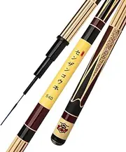 MirOdo Fishing Rod 6H19 Ultra-Light Ultra-Hard Carbon Fishing Rod 3.6/3.9/4.5/4.8/5.4/5.7/6.3/7.2/8/9m Hand Pole Bighead/Carp Big-Game Fishing Rod for Lakes Reservoirs(3.6m)