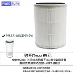 【PUREBURG】適用TECO 東元NN4002BD 15坪 360度空氣清淨機 副廠濾網