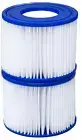 Bestway SaluSpa VI Pool Filter Cartridge 2 Pack for Inflatable Hot Tub