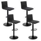 Bar Stools » Faux Linen - Set of 4