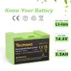 3500mAh 14.4V Battery for iRobot Roomba ABL-D2 ABL-D1 4624864 i8 i7 i6 i4 i3 e5