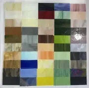 Stained Glass Leadlight Mosaic Hobby Sheets Mixed Colour 50 X 100mm X 50mm