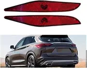 TDTAPN Car Rear Bumper Taillight Reflector Light Compatible for Infiniti QX50 2018-2020 Parking Brake Light Fog Light(Right)