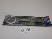 VINTAGE EMSA WEST GERMANY MADE ACRYLIC SALAD SERVER SET RARE MANHATTAN 1980'S
