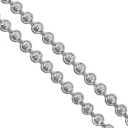[Sac Silver] Stainless Steel Military Ball Bead Chain 2mm 3mm 4mm 6mm Dog Tag Link Pallini Necklace