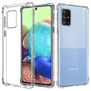 For Samsung Galaxy A71 5g Case Shockproof Tough Air Cushion Gel Clear Transparent Heavy Duty Case Cover ( Not for Standard Galaxy A71)
