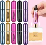 Pack of 5 Perfume Atomiser Refillable for Traveling, Refillable Perfume Bottle