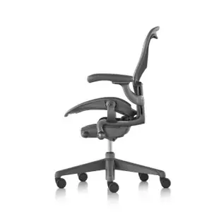 【Herman Miller】Aeron2.0全功能 鋼製腳 碳灰色 B SIZE DW扶手(功能最頂配☆ 經典再進化 二代人體工學椅)