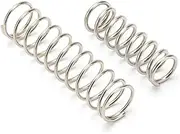 10pcs Cylindrical Coil Backspring Compressed 65Mn Steel Shock Absorbing Pressure Return Compression Spring WD 0.4mm(15mm (10PCS),3mm)