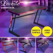 Levede Gaming Desk Office Computer Study Table Laptop Home Desktop PC 120X60CM