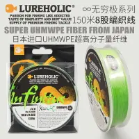 在飛比找樂天市場購物網優惠-150米pe編織線8股編織順滑耐磨遠投日本進口纖維原絲8編路