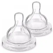 Philips Avent Slow Flow Airflex Anti-colic Teat 1m+ (2 pack)