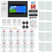 R12 WiFi 4G Tuya APP Wireless Smart Home Security Alarm System+Alexa+Google Home