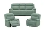 SAN MARCO Fabric 3 Piece Recliner Suite
