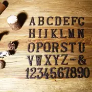 House 3 Inch Cast Iron Number Letter for Home Hotel Mailbox Address Sign