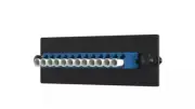 Panduit FAP12WBULCZ Fiber Adapter Panel w/12 LC Singlemode OS1/OS2 Couplers Blue