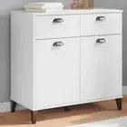 Sideboard VIKEN White 80x40x80 cm Engineered Wood vidaXL